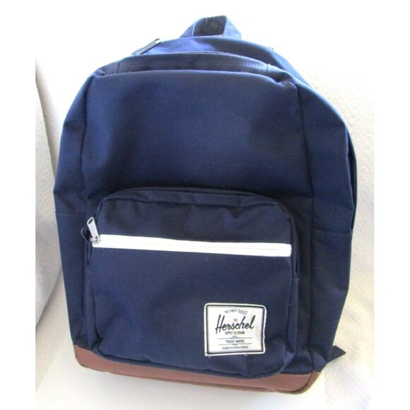Herschel Other - Herschel Pop Quiz Backpack - Blue/Brown & Red Striped Interior -Computer Section